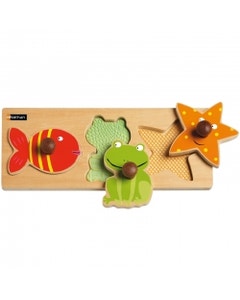 Houten puzzel waterdieren