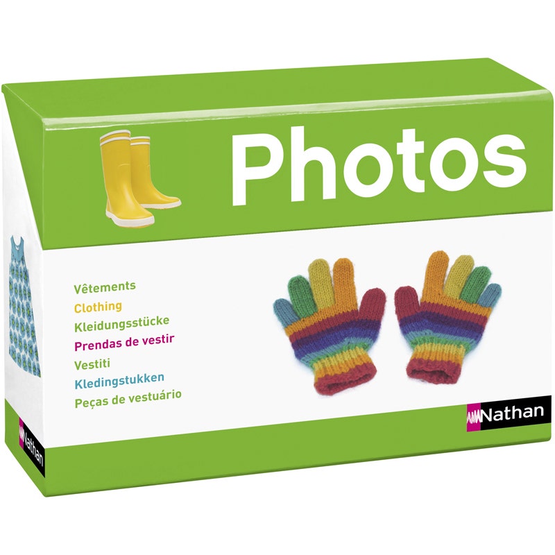 Fotokaarten - Kleding (box met 50 kaarten)