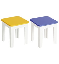 Stevige hippe krukjes (set van 2)