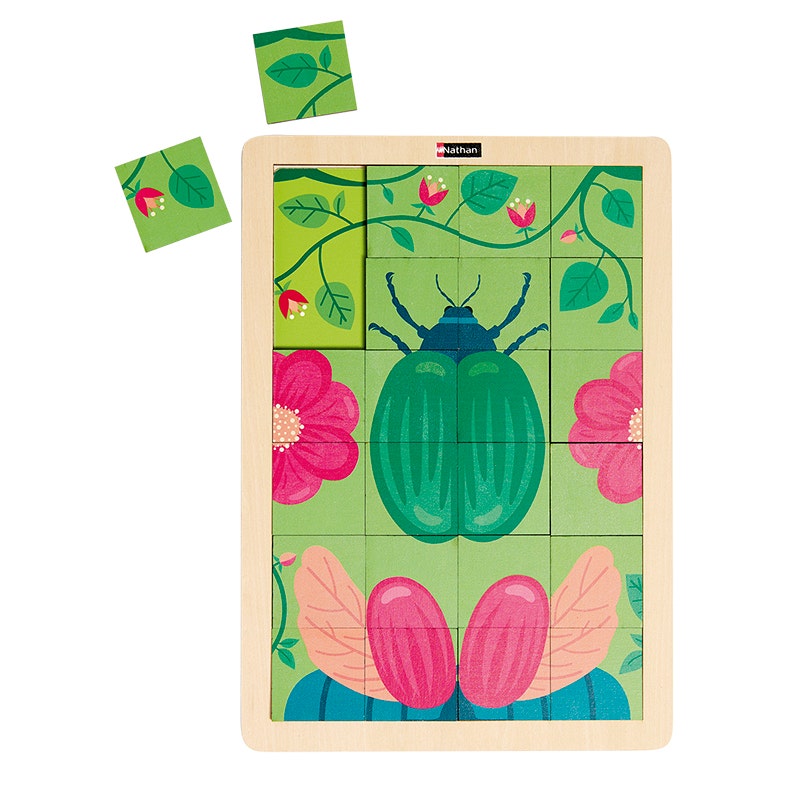 Houten Puzzel - De Scarabee en De Kever