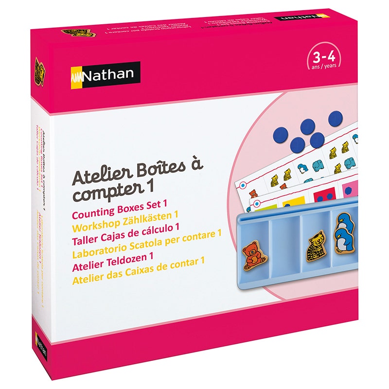 Leren Tellen Box 1 - getallen 1 t/m 5