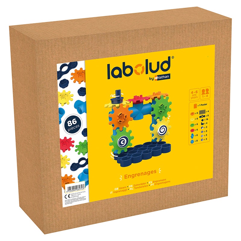 Labolud - Constructieset Tandwielen