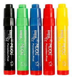 Glas- & Porselein Stiften - 5 assorti