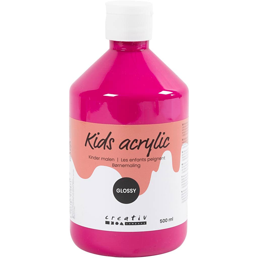 A-Color acrylverf, roze, 01 - glossy, 500ml