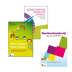 Set: Leeskilometers maken op school, Beter lezen, beter leren en Woordenschatonderwijs