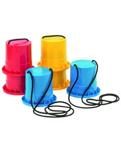 Klossen (blauw geel rood)