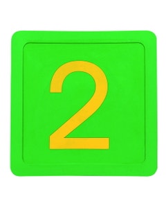 Vloertegels met nummers (0-20)