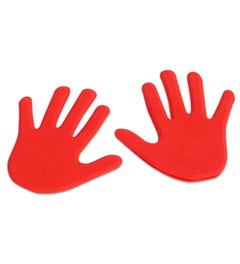 Antislip hand rood (set van 2)