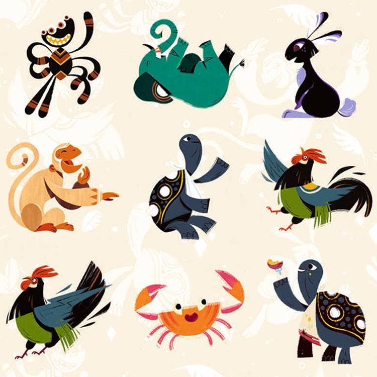 Beloningsstickers Anansi De Spin