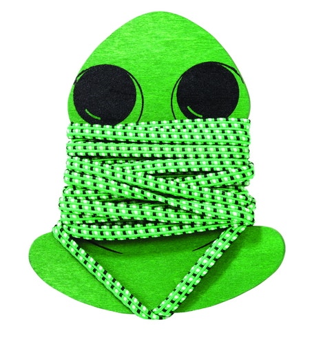 Elastieken spel met kikkerhouder