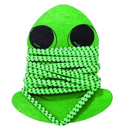 Elastieken spel met kikkerhouder