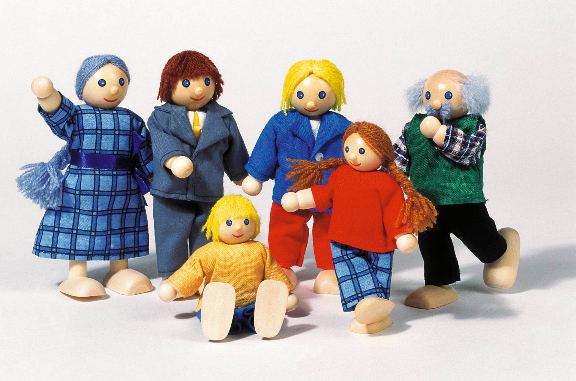 Buigpoppetjes Stadsfamilie