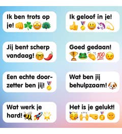 Beloningsstickers Complimenten