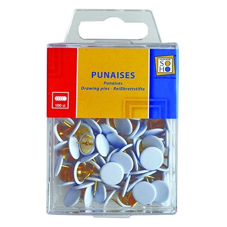 Punaises wit 100 stuks