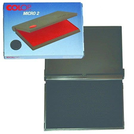 Stempelkussen 7 x 11cm zwart