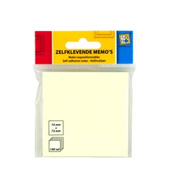Zelfklevende memo's 75x75mm