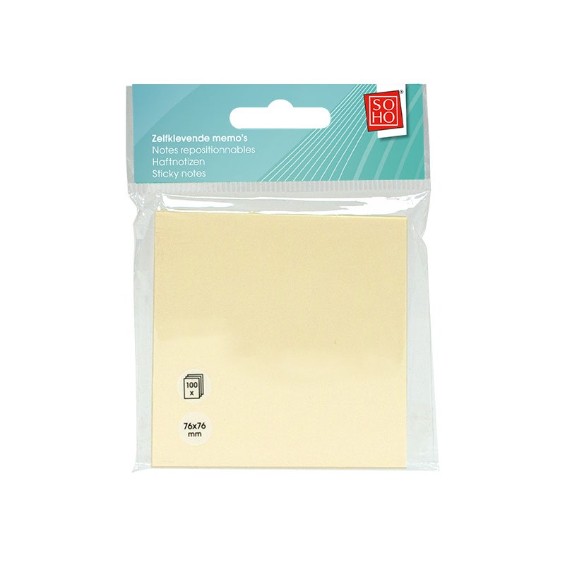 Zelfklevende memo's 75x75mm