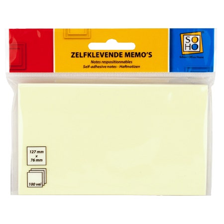 Zelfklevende memo's 127x76mm
