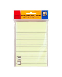 Zelfklevende memo's lijn 150x101mm