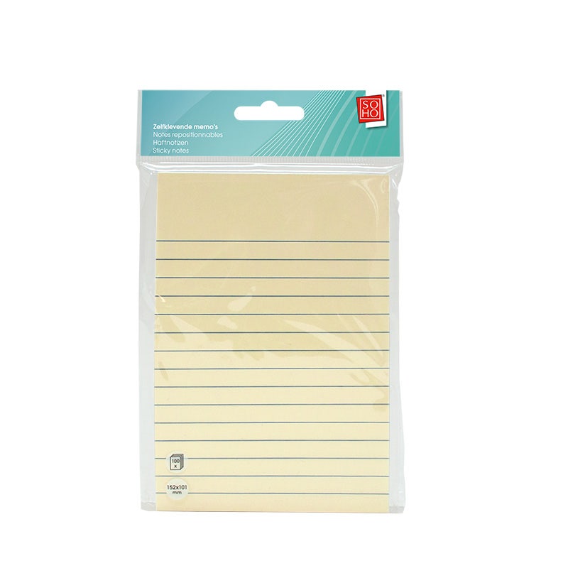 Zelfklevende memo's lijn 150x101mm
