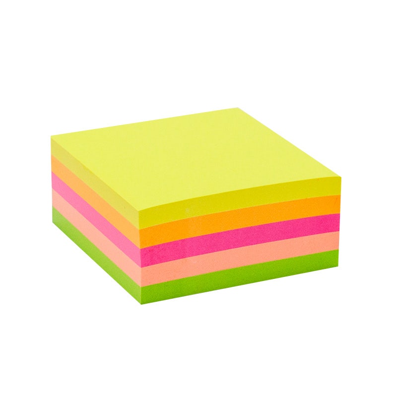Zelfklevende memo's gekleurd 76x76mm
