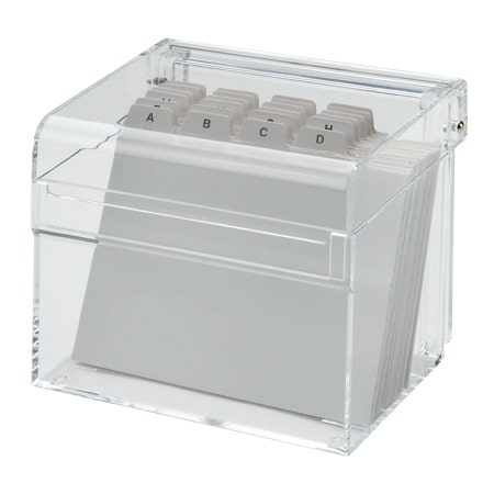 Maul Kaartenbakje Acryl A6