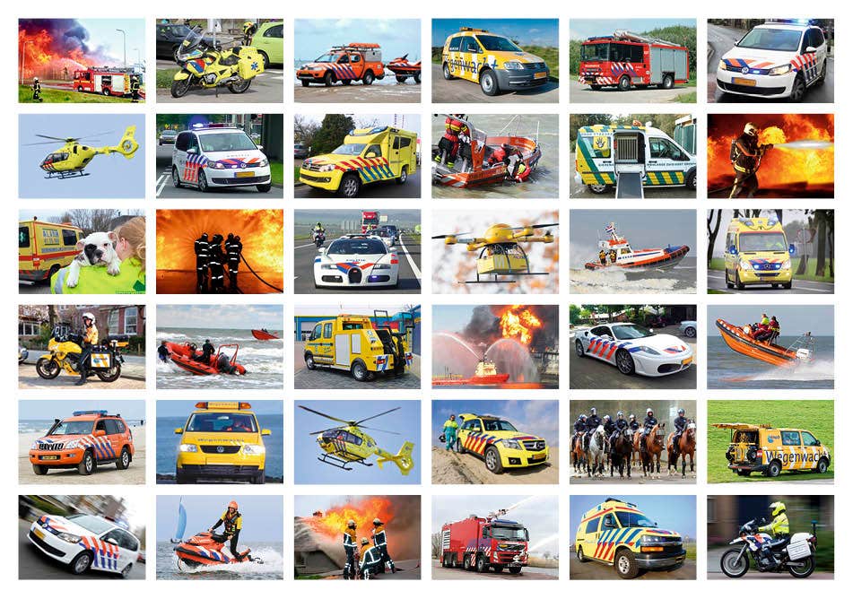 Beloningsstickers hulpdiensten