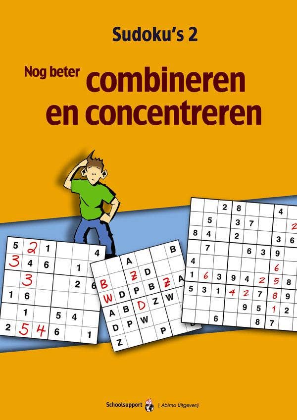 Sudoku's 2, kopieerboek Leren combineren/concentreren