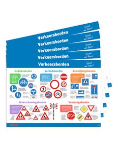 Voordeelpakket verkeersbordenposters A2 (set van 5 exemplaren)
