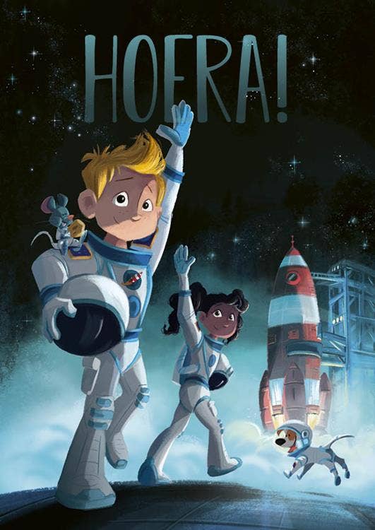 Miniposter De kleine astronauten