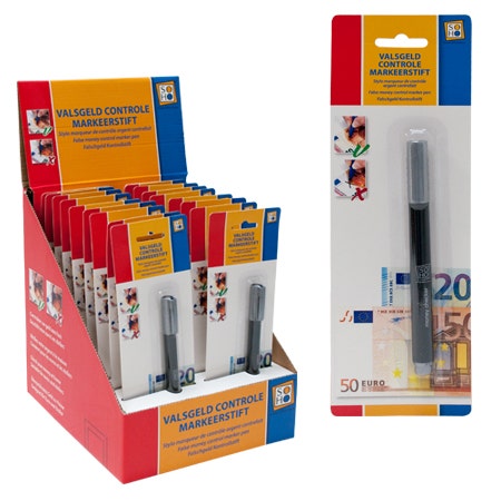 Valsgeld controle markeerstift
