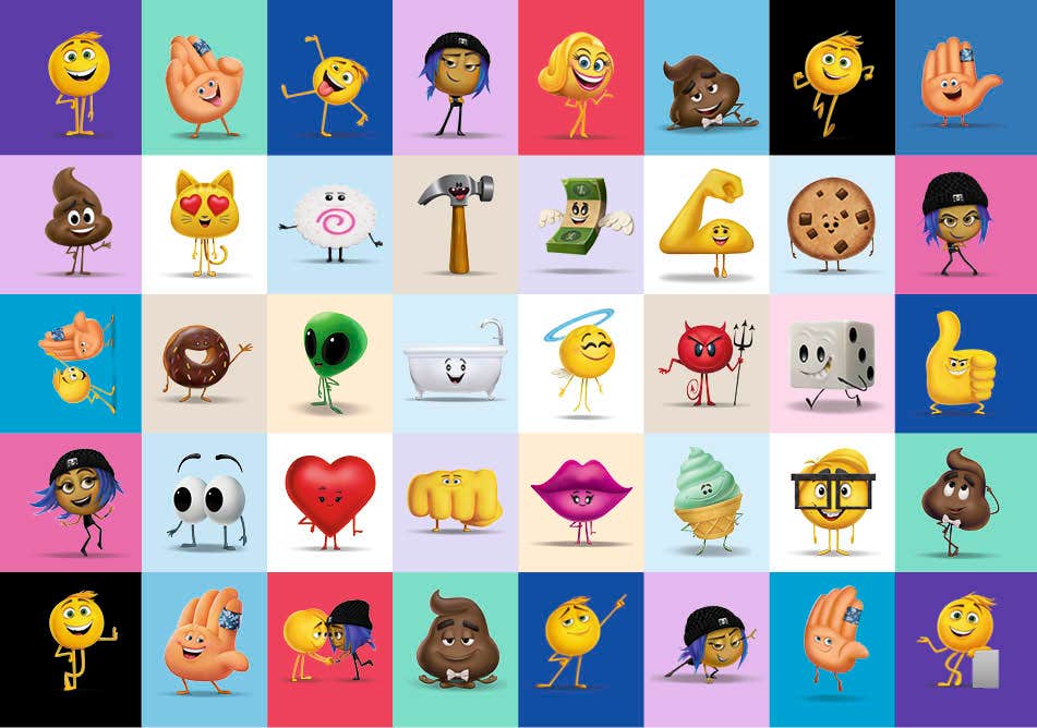 Beloningsstickers emoticons