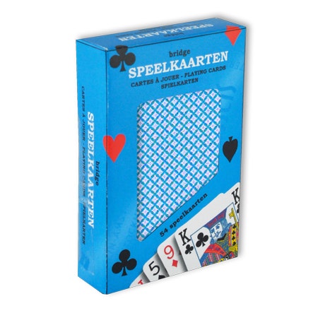 Speelkaarten Premium blauw