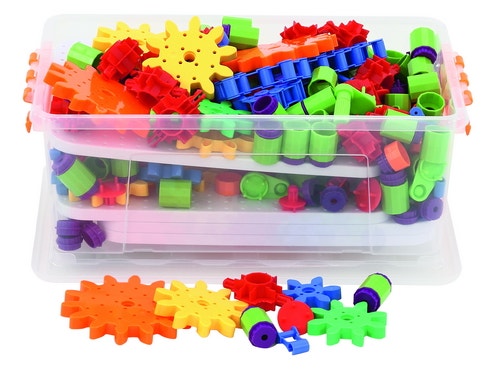 Constructiespeelgoed met tandwielen (340 stuks)
