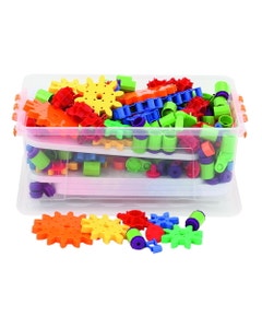 Constructiespeelgoed met tandwielen (340 stuks)