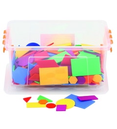 Basis geomterische figuren in kunststof doos