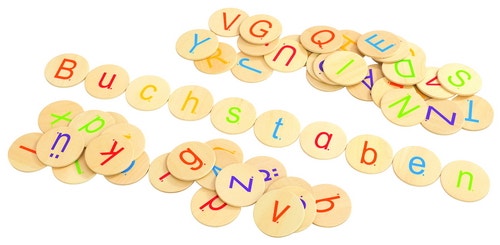 Houten letterschijven