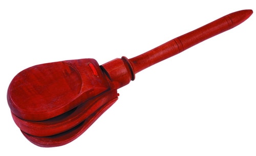 Houten castanet (natuurlijk)