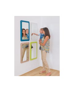 Spiegel met geronde hoeken