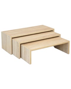 Stapelbank - set van 3