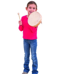 Tamboerijn 25 cm met slagstok