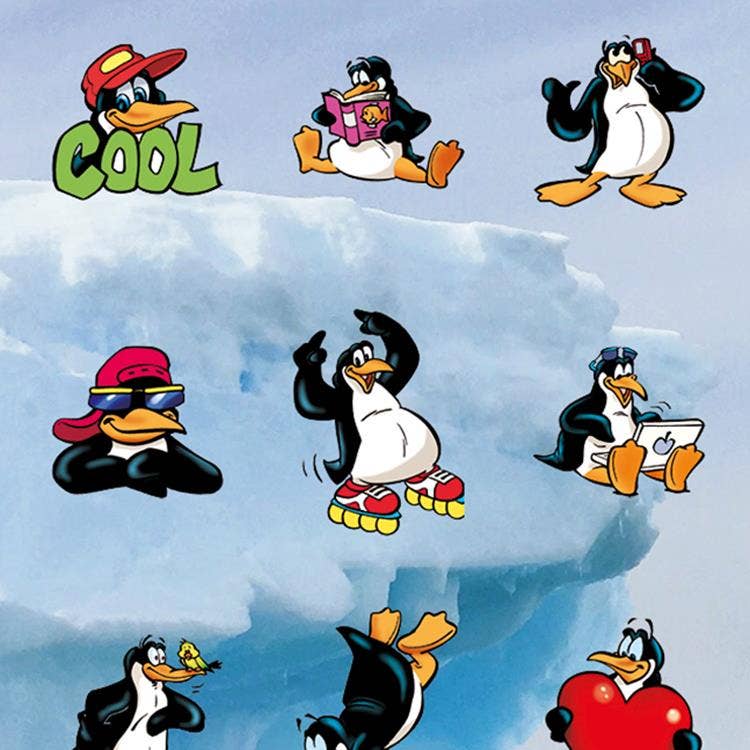 Pinguin Beloningsstickers