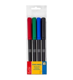 Fineliners 0.4mm 4 stuks