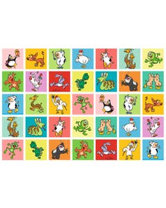 Beloningsstickers dolle dierenparade