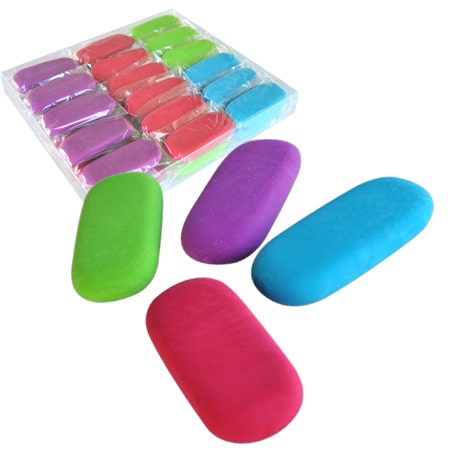 Gum ovaal felle kleuren