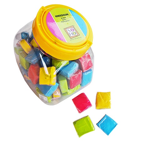 Kneedgum felle kleuren