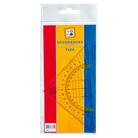 Flexibele geodriehoek