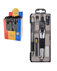 Passerset zwart 6-delig