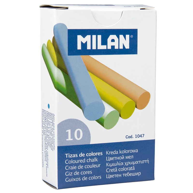 Krijt gekleurd (10 stuks)