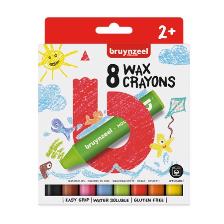 Bruynzeel Kids wasco krijtjes 8 stuks